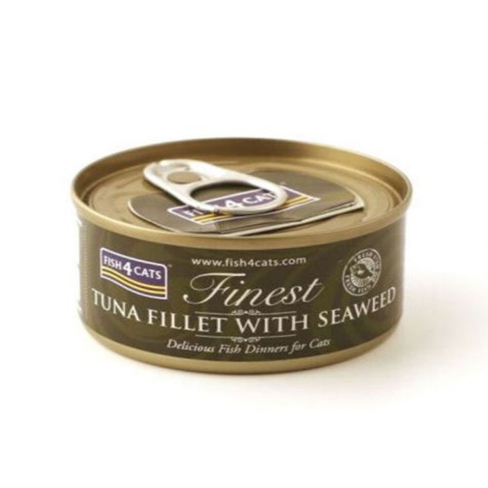 Fish4Cats Tuna Fillet with Seaweed Wet Food 70g