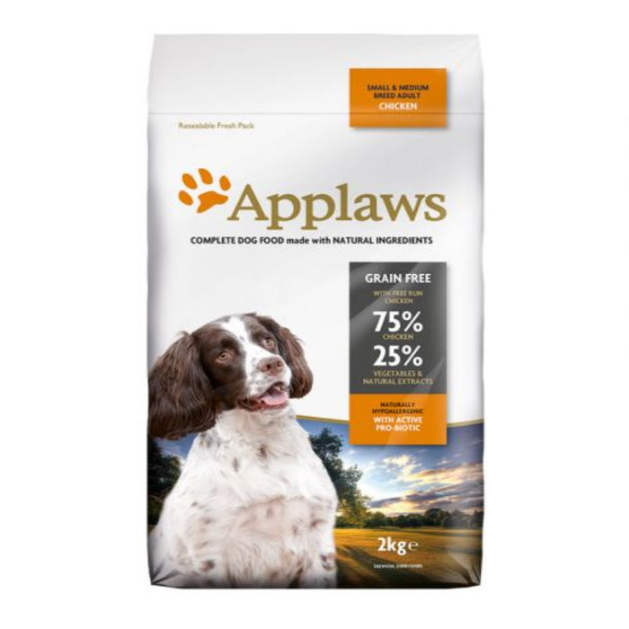 Applaws Adult Dog Small & Medium Chicken 2kg.