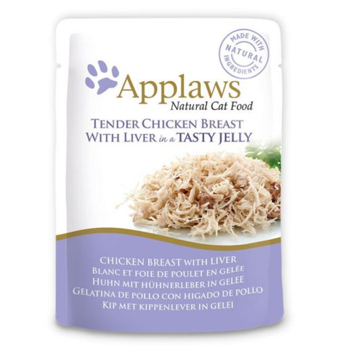 Applaws Cat Chicken with Liver 70g Jelly Pouch