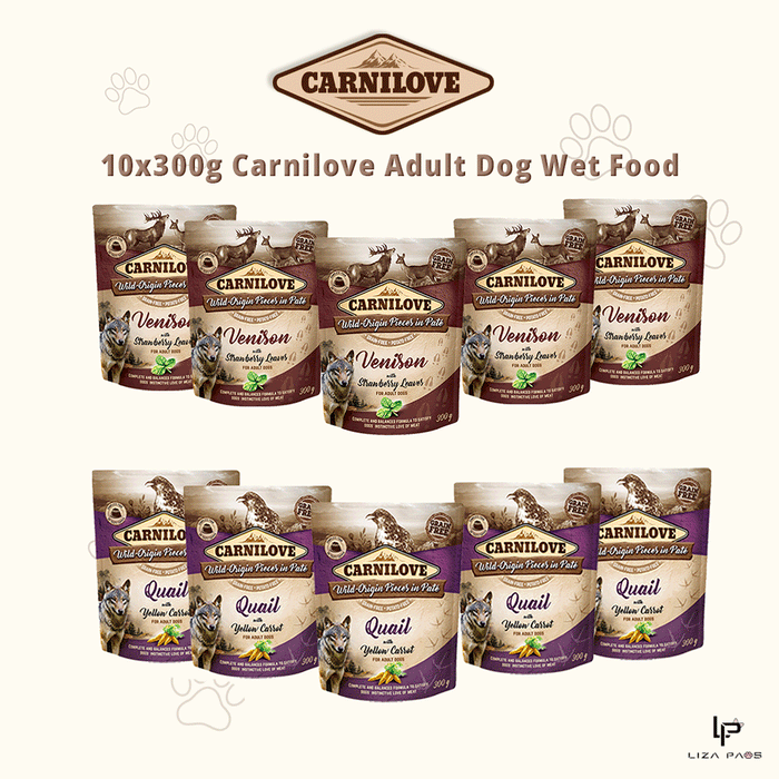 Carnilove Dog Wet Food Package (10x300g)