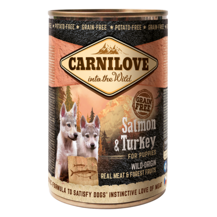 Carnilove Salmon & Turkey for puppies can 400g