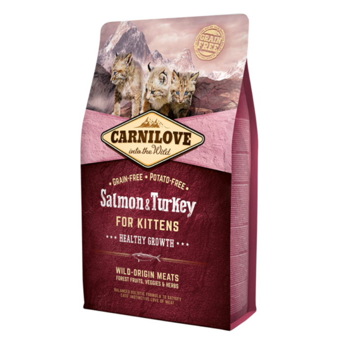 Carnilove Salmon & Turkey for kittens dry food 2kg