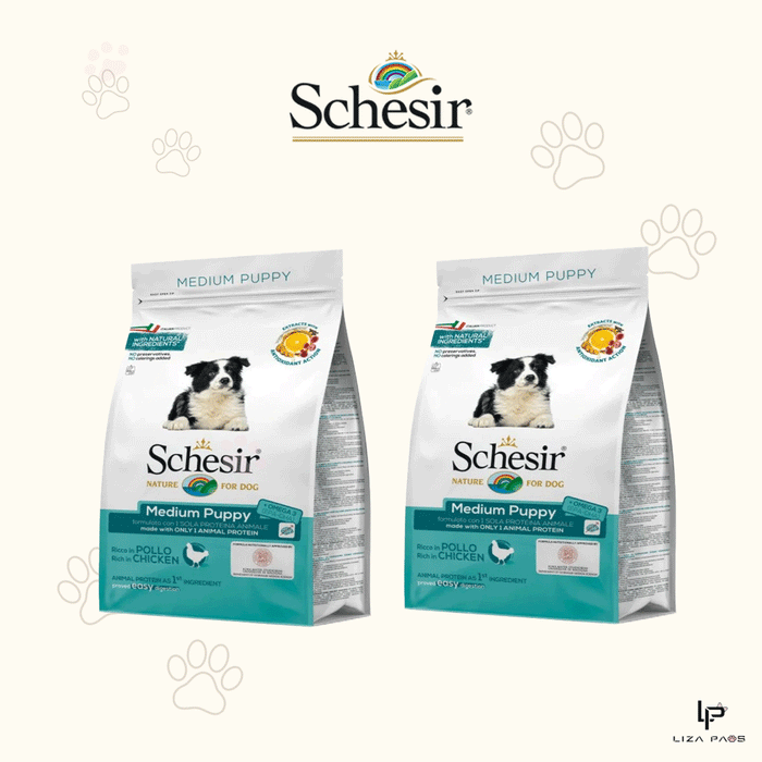 Schesir Medium Puppy With Chicken Package (3kgx2)