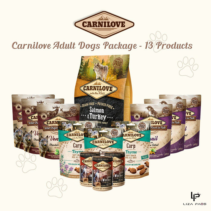 Carnilove Adult Dogs Package - 13 Products