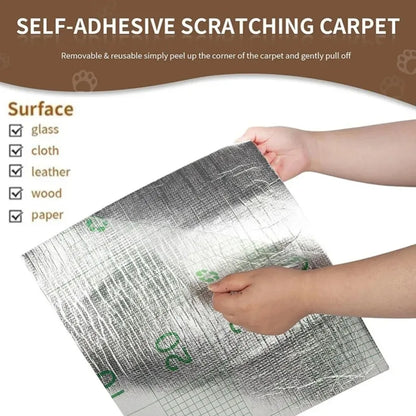 Self-Adhesive Cat Scratching Mat - Furniture Protector