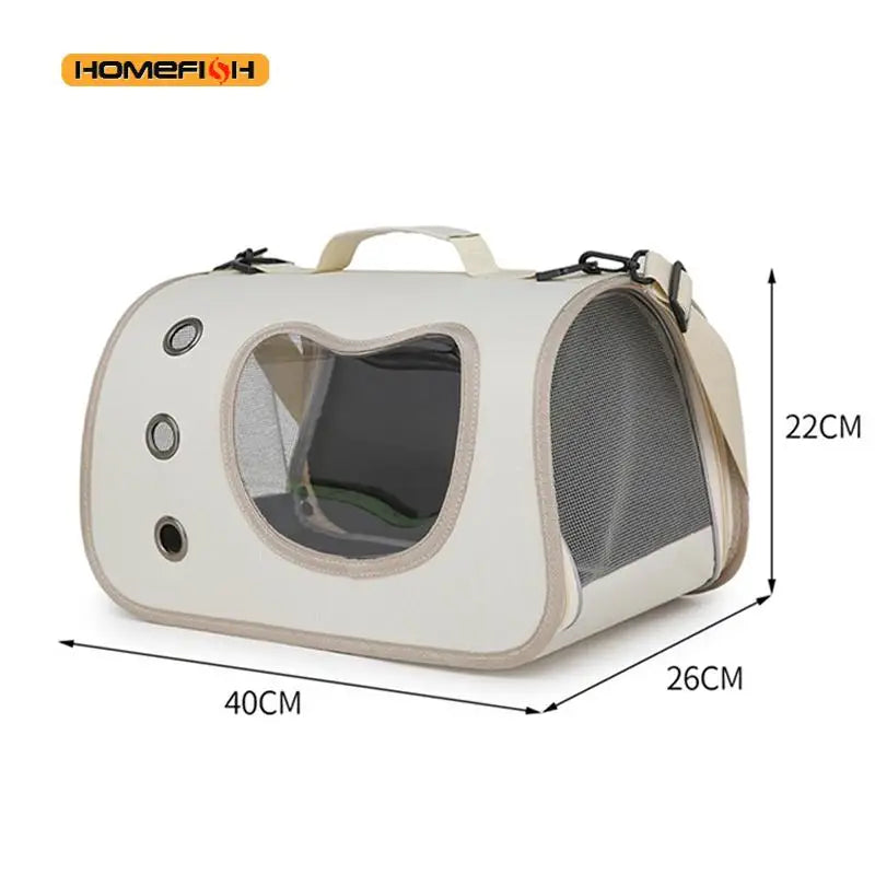 Breathable Cat Carrier - Portable Handheld Travel Bag