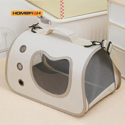 Breathable Cat Carrier - Portable Handheld Travel Bag