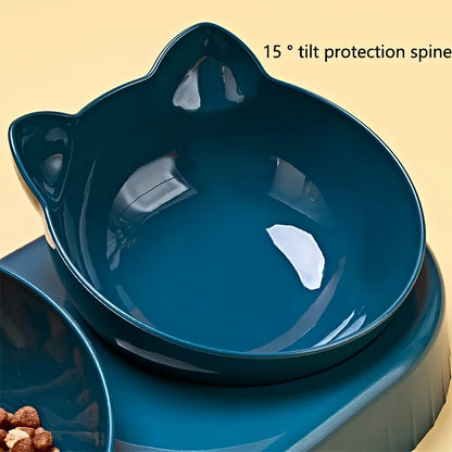 3 in 1 Cat Feeder Automatic Water Dispenser Double Bowl Pet Bowl for Small Dogs Cats Pet Food Container Cat Accessories