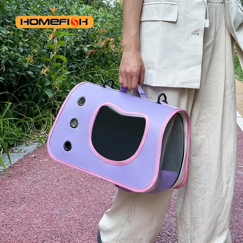 Breathable Cat Carrier - Portable Handheld Travel Bag