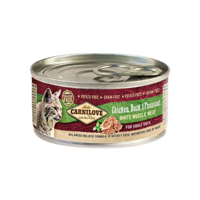 Carnilove Chicken, Duck & Pheasant for adult cats 100g