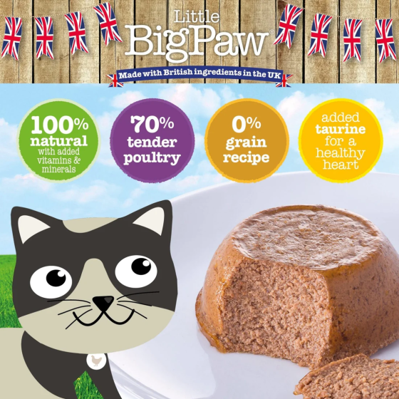 Little Big Paw Gourmet Tender Chicken Mousse 85g