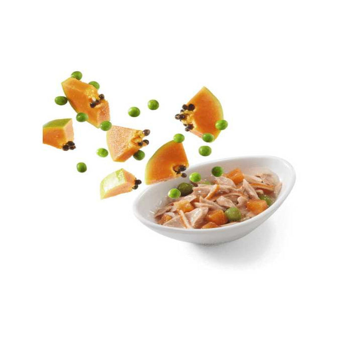 Schesir Salad Cat Wet Food Tuna With Surimi, Papaya And Peas 85g