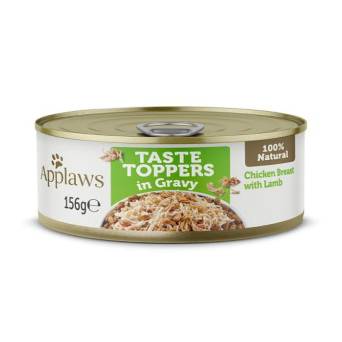 Applaws Taste Topper in Gravy Chicken Lamb Dog 156g Tin